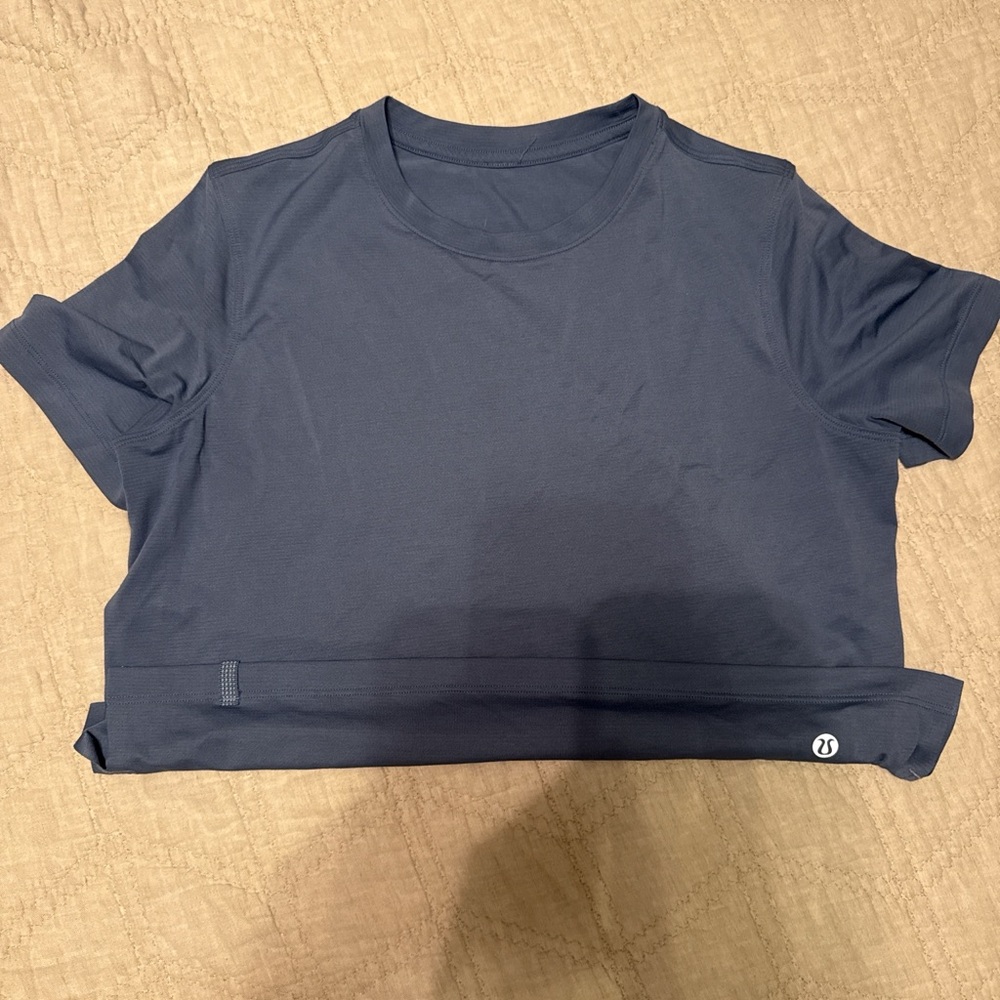 lululemon athletica Dark Blue Short Sleeve Tee